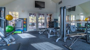 Arboretum Fitness center with fitness equipment